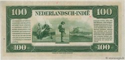 100 Gulden NETHERLANDS INDIES  1943 P.117a UNC
