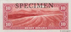 10 Dinara Spécimen YUGOSLAVIA  1943 P.035Bs FDC