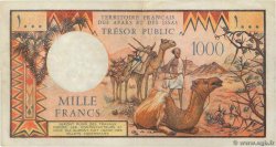 1000 Francs FRENCH AFARS AND ISSAS  1975 P.34 BB