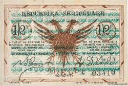 0,50 Franc ALBANIA  1917 PS.145b VF
