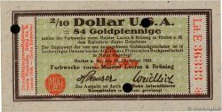 2/10 Dollar GERMANIA Hochst 1923 Mul.2525.14