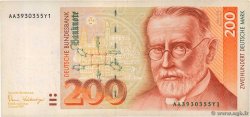 200 Deutsche Mark GERMAN FEDERAL REPUBLIC  1989 P.42 BB