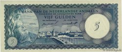 5 Gulden NETHERLANDS ANTILLES  1962 P.01a UNC