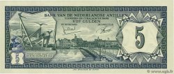 5 Gulden NETHERLANDS ANTILLES  1972 P.08b
