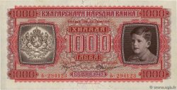 1000 Leva Non émis BULGARIA  1943 P.067a EBC+