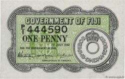 1 Penny FIDSCHIINSELN  1942 P.047a fST+