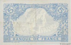 5 Francs BLEU FRANCIA  1913 F.02.13 q.SPL