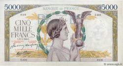 5000 Francs VICTOIRE Impression à plat FRANCE  1942 F.46.33 pr.SPL