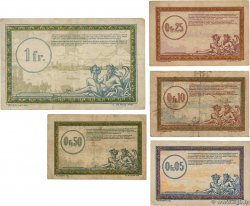 0,05 centimes au 1 Franc Lot FRANCE regionalismo e varie  1923 JP.135.01 à JP.135.05 MB