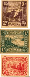 50 Centimes, 1 et 2 Francs Lot MOROCCO  1944 P.41 au P.43 AU