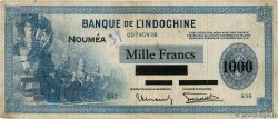 1000 Francs NOUVELLE CALÉDONIE  1943 P.45 RC+