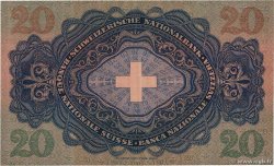 20 Francs SWITZERLAND  1935 P.39e AU