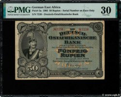 50 Rupien Deutsch Ostafrikanische Bank  1905 P.03a BB