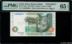 10 Rand Spécimen SOUTH AFRICA  1993 P.123as