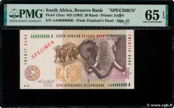 20 Rand Spécimen SUDAFRICA  1993 P.124as