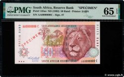 50 Rand Spécimen SOUTH AFRICA  1992 P.125as