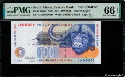 100 Rand Spécimen SüDAFRIKA  1994 P.126as