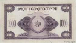 1000 Francs AFRIQUE OCCIDENTALE FRANÇAISE (1895-1958)  1942 P.32a SUP+