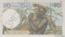 10 Francs Spécimen FRENCH WEST AFRICA  1946 P.37s q.FDC