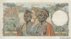 5000 Francs FRENCH WEST AFRICA (1895-1958)  1950 P.43 F+