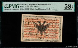 1 Franc ALBANIA  1917 PS.142a
