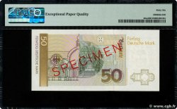 50 Deutsche Mark Spécimen GERMAN FEDERAL REPUBLIC  1989 P.40as FDC
