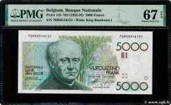 5000 Francs BÉLGICA  1982 P.145a