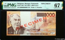 1000 Francs Spécimen BELGIEN  1997 P.150s