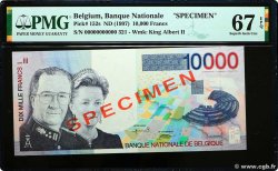 10000 Francs Spécimen BELGIEN  1997 P.152s