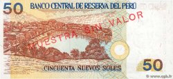 50 Nuevos Soles Spécimen PERú  1994 P.160s FDC