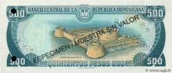 500 Pesos Oro Spécimen RÉPUBLIQUE DOMINICAINE  1995 P.151s fST