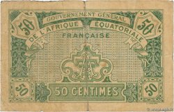 50 Centimes AFRIQUE ÉQUATORIALE FRANÇAISE  1917 P.01a TB