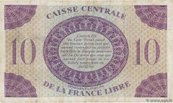 10 Francs FRENCH EQUATORIAL AFRICA Brazzaville 1944 P.11a VF-