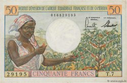 50 Francs AFRIQUE ÉQUATORIALE FRANÇAISE  1957 P.31 pr.SUP