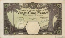25 Francs GRAND-BASSAM FRENCH WEST AFRICA Grand-Bassam 1923 P.07Db VF