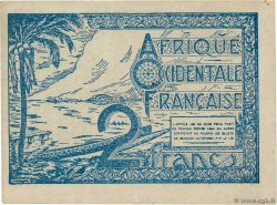 2 Francs FRENCH WEST AFRICA  1944 P.35 fVZ