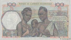 100 Francs FRENCH WEST AFRICA  1951 P.40 XF+
