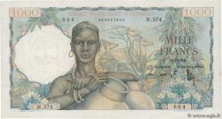 1000 Francs AFRIQUE OCCIDENTALE FRANÇAISE (1895-1958)  1953 P.42 TTB