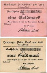 1 Goldmark Lot DEUTSCHLAND Hambourg 1923 