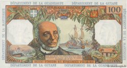100 Francs FRENCH ANTILLES  1964 P.10b AU
