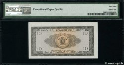 10 Francs BURUNDI  1962 P.09 q.FDC