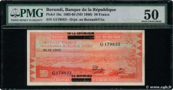 50 Francs BURUNDI  1965 P.16a XF+