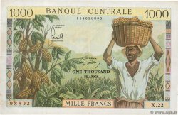 1000 Francs CAMEROON  1962 P.12b