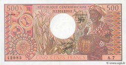 500 Francs REPúBLICA CENTROAFRICANA  1981 P.09