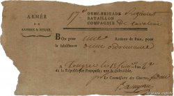 1 Ration de pain FRANCE regionalism and various  1795  VF