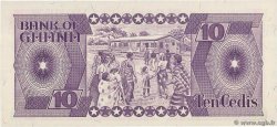 10 Cedis Remplacement GHANA  1984 P.23r ST