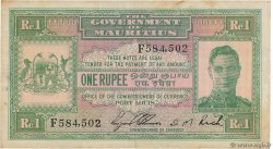 1 Rupee MAURITIUS  1940 P.26 F+