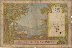 25 Francs MARTINIQUE  1930 P.12 q.B