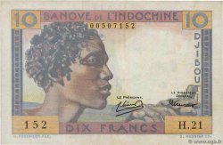 10 Francs DJIBOUTI  1946 P.19 TTB
