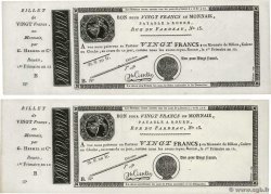 20 Francs Non émis FRANCIA  1803 PS.245b q.FDC